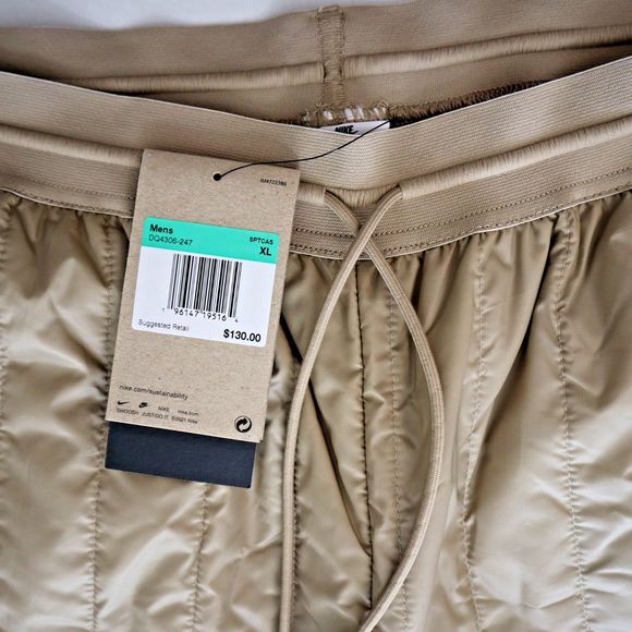 Nike DQ4306 247 Men Sz XL Beige Therma-Fit Tech Pack Winterized Jogger Pants - Picture 2 of 11